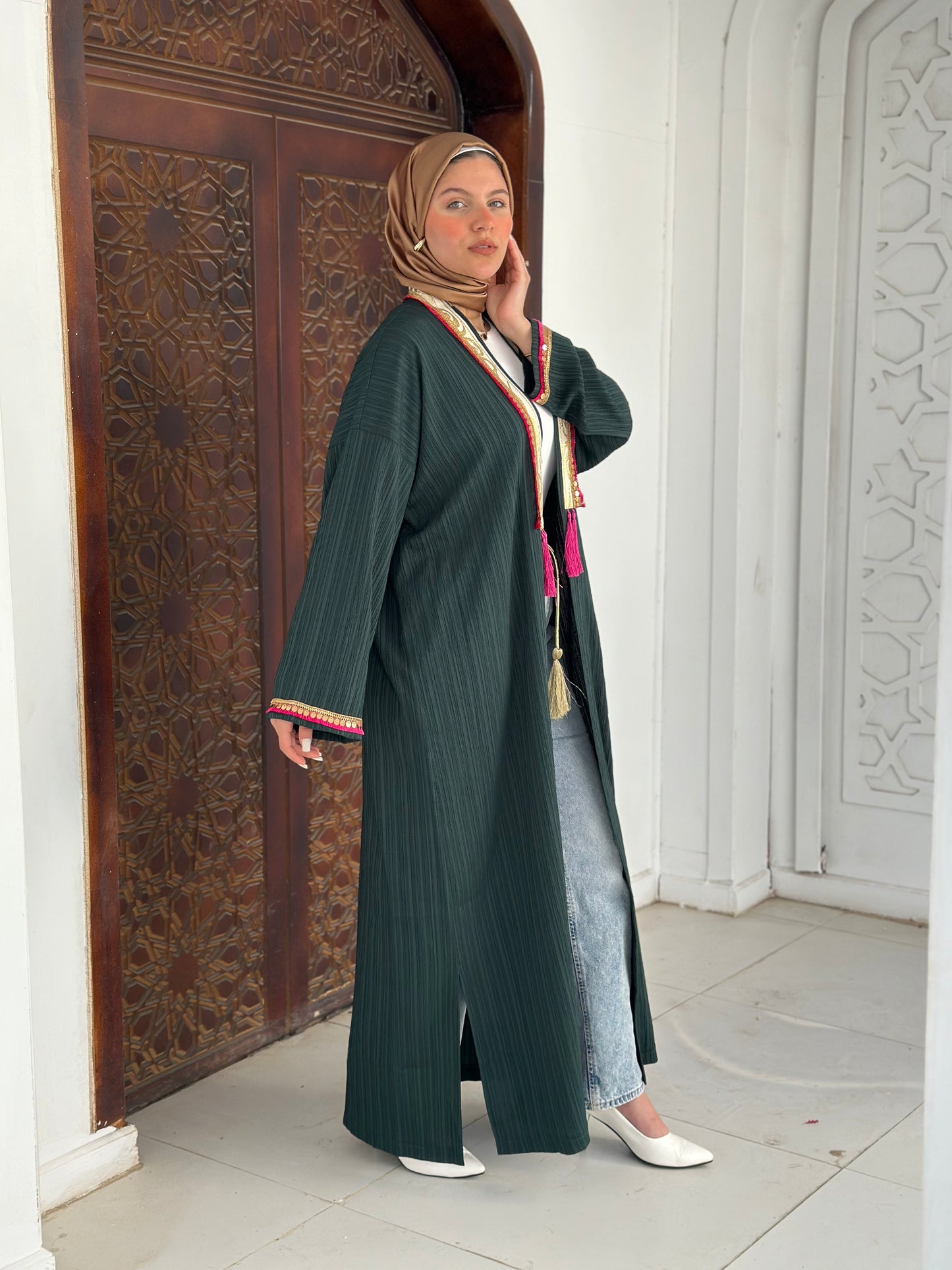 The olive x gold kaftan