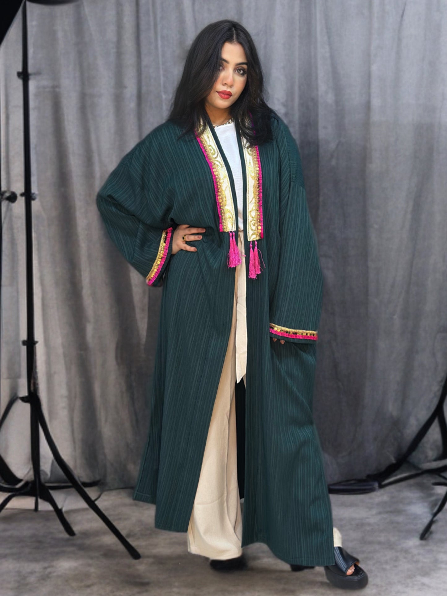 The olive x gold kaftan