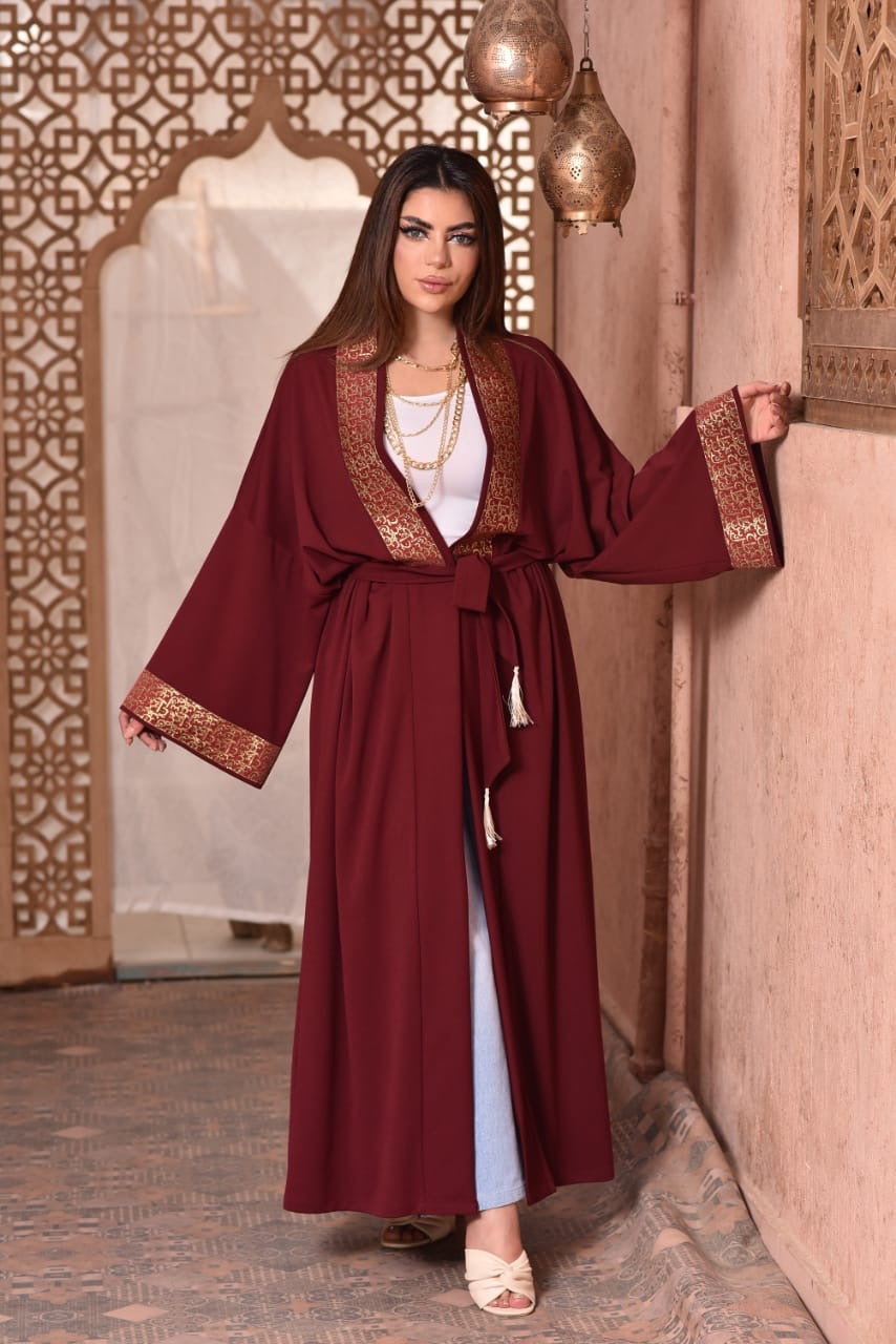 BURGUNDY KAFTAN