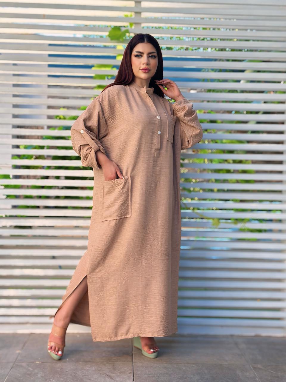 SANDY BEIGE SUMMER DRESS